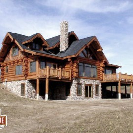 Four Bedroom Custom Log Home in Warsaw