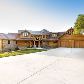 Texas Handcrafted Log Home