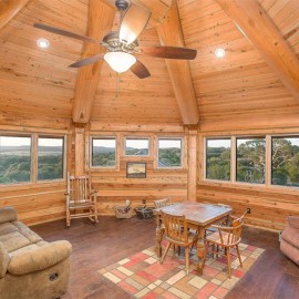 Texas Handcrafted Log Home