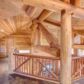 Texas Handcrafted Log Home