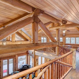 Texas Handcrafted Log Home