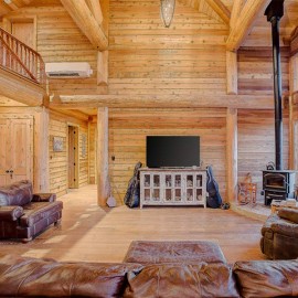 Texas Handcrafted Log Home