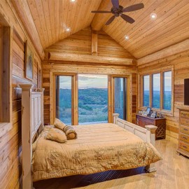 Texas Handcrafted Log Home