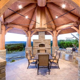 Texas Handcrafted Log Home