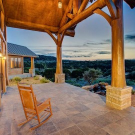 Texas Handcrafted Log Home