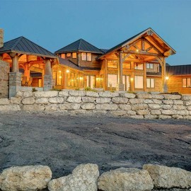 Texas Handcrafted Log Home