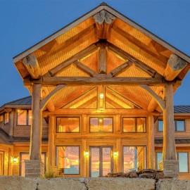 Texas Handcrafted Log Home