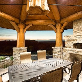 Texas Handcrafted Log Home