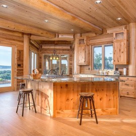 Texas Handcrafted Log Home