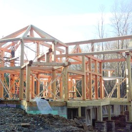 Kansas Handcrafted Log Home
