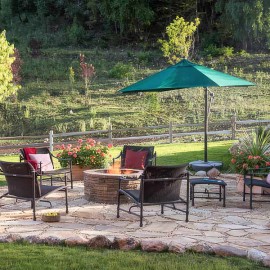 New Mexico Handcrafted Log Home