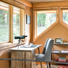 New Mexico Handcrafted Log Home