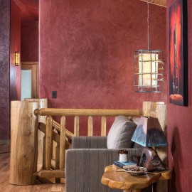 New Mexico Handcrafted Log Home
