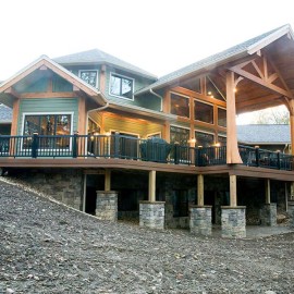 Pennsylvania Handcrafted Log Home