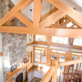 Pennsylvania Handcrafted Log Home