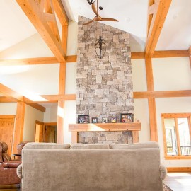 Pennsylvania Handcrafted Log Home
