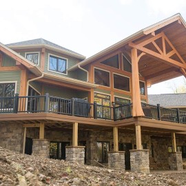 Pennsylvania Handcrafted Log Home