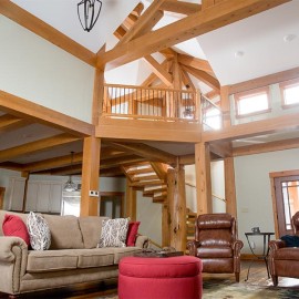 Pennsylvania Handcrafted Log Home