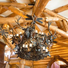 Latewood Finished Log Home - Wyoming