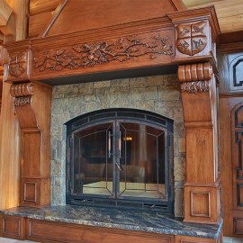 Latewood Finished Log Home - Wyoming