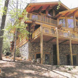 Blue Ridge Georgia - Private Log Home