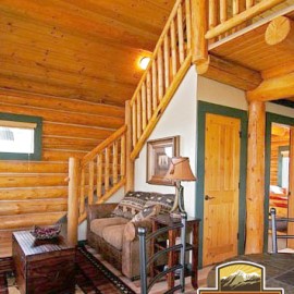 Flying Horse Ranch and Fishing Lodge - Cabin Stairs