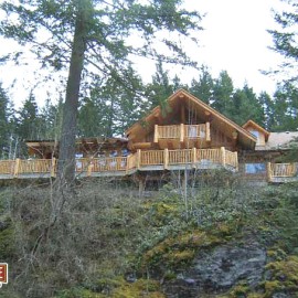 Private Log Home in Cultus Lake BC