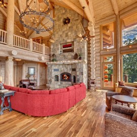 Spyglass Executive Lodge - Georgia - Lounge and Balcony