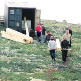 Yokanga Fly Fishing Lodge - Unloading Construction Materials From Chilliwack