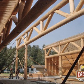 Squiala First Nation Longhouse - Inside The Log Structure