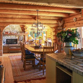 Wood Kitchen - The Lake House