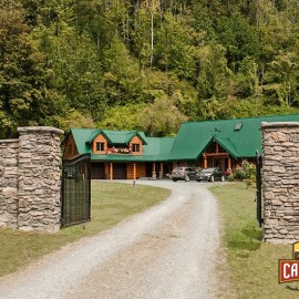 Front Driveway View from Gates - Hillside