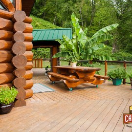 Patio and Picnic Table - Hillside