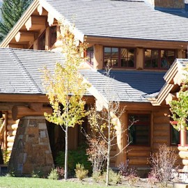 Latewood Finished Log Home - Wyoming