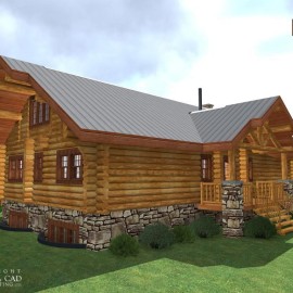 Cascade Handcrafted Log Homes - 1612 Tonasket