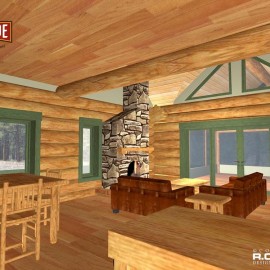 Cascade Handcrafted Log Homes - 1688 Alabama