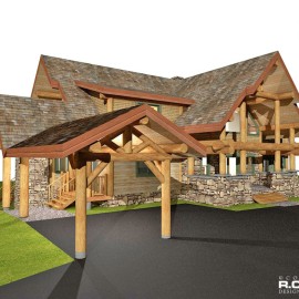 Cascade Handcrafted Log Homes - 2788 Waterdance