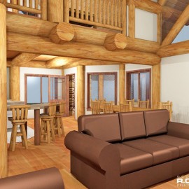 Cascade Handcrafted Log Homes - 2788 Waterdance
