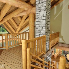 Cascade Handcrafted Log Homes - 2508 Wild River