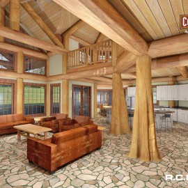 Cascade Handcrafted Log Homes - 3818 Boeme