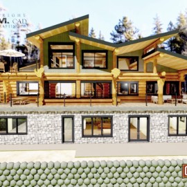 Cascade Handcrafted Log Homes - 4048 Mountain Range