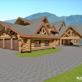 Cascade Handcrafted Log Homes - 15281 Hawkeye