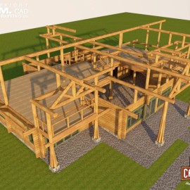 Cascade Handcrafted Log Homes - 5087 Cixi Banque