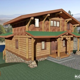 Cascade Handcrafted Log Homes - 1451 Bosworth