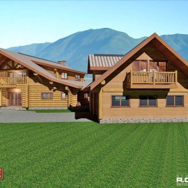 Cascade Handcrafted Log Homes - 3037 El Condor