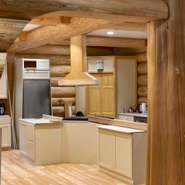 Glacier Log Home - Washington