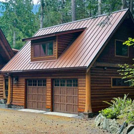 Glacier Log Home - Washington