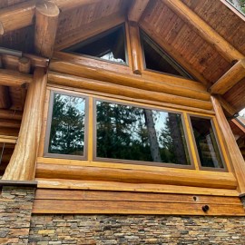 Glacier Log Home - Washington