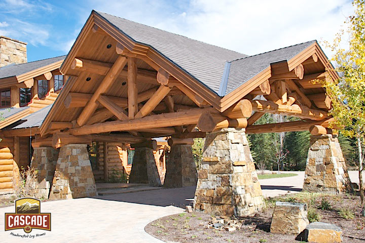 Latewood Finished Log Home - Wyoming