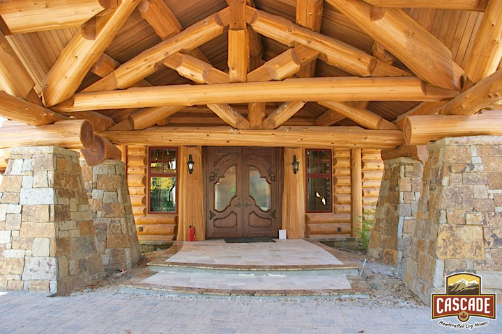 Latewood Finished Log Home - Wyoming